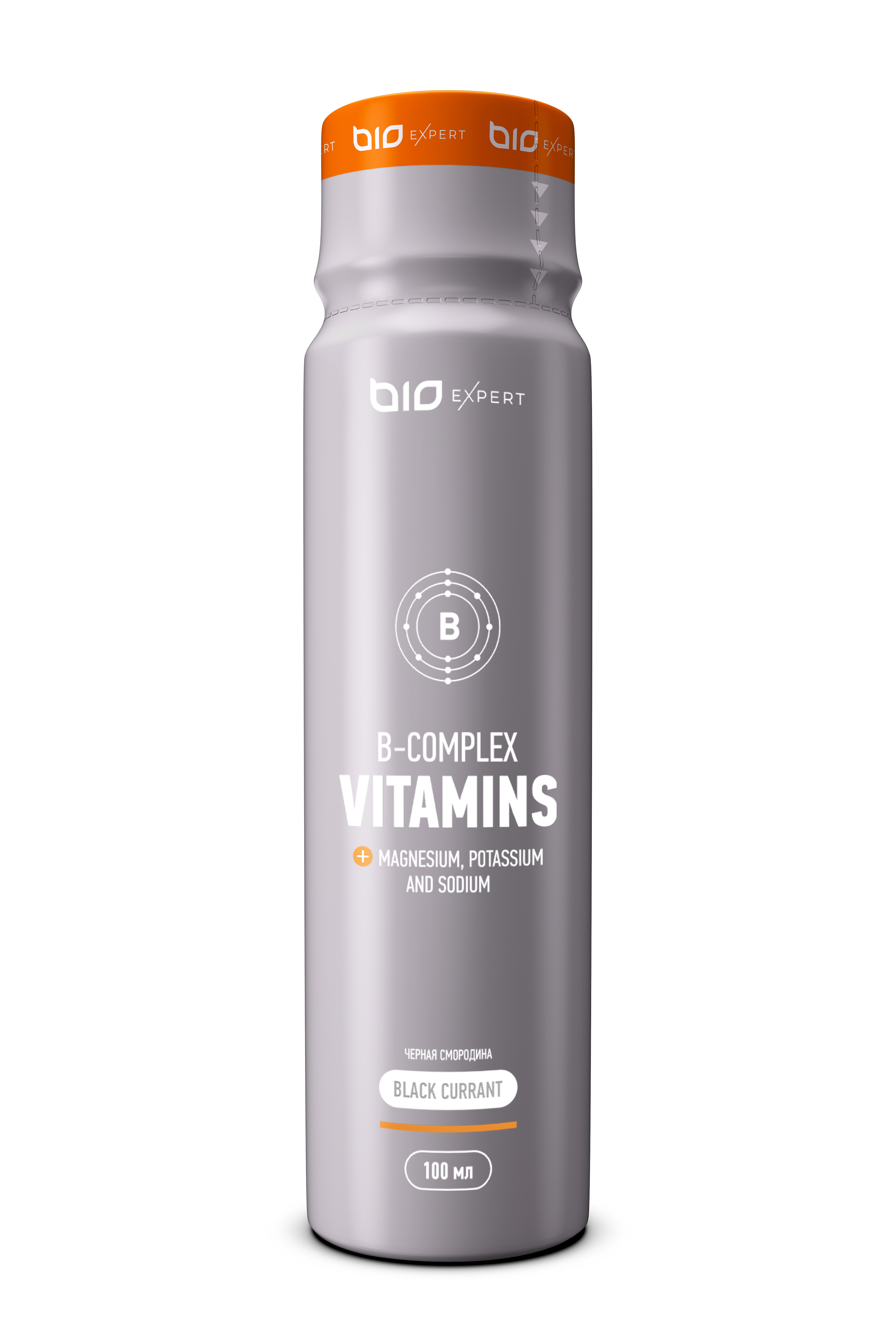BioExpert, Вкусный B-комплекс (черная смородина), шоты, 12х100 мл