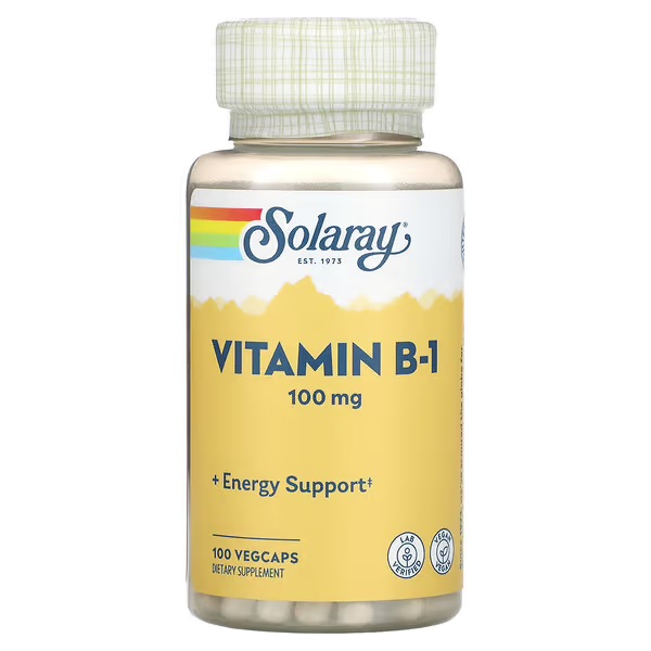 Solaray, Витамин B1, капсулы, 100 шт.