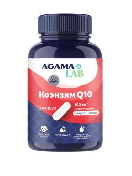 Agama Lab, Коэнзим Q10 (убихинон), капсулы, 60 шт.
