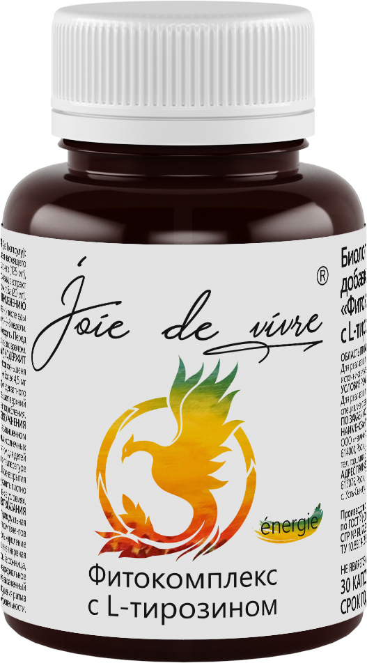 Joie de vivre, Фитокомплекс с L-тирозином, капсулы, 30 шт.