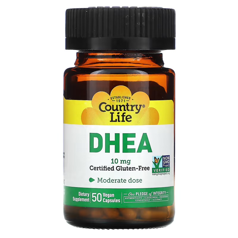 Country Life, DHEA (для гормонального баланса), капсулы, 50 шт.