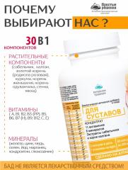 Алтай Простые решения, Концентрат для суставов с экстрактом сабельника и хондроитином +11 витаминов и 6 минералов, капсулы, 60 шт.