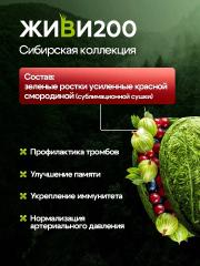 Живи200, Витграсс с сушеными ягодами (детокс, поддержка иммунитета), таблетки, 140 шт.
