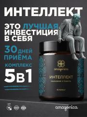 Amazonica, Интеллект (ноотропный комплекс), капсулы, 60 шт.