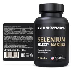 UltraBalance, Селен (L-Селенометионин), капсулы, 90 шт.