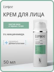 Lenjee, Крем для проблемной кожи лица с ниацинамидом, 50 мл