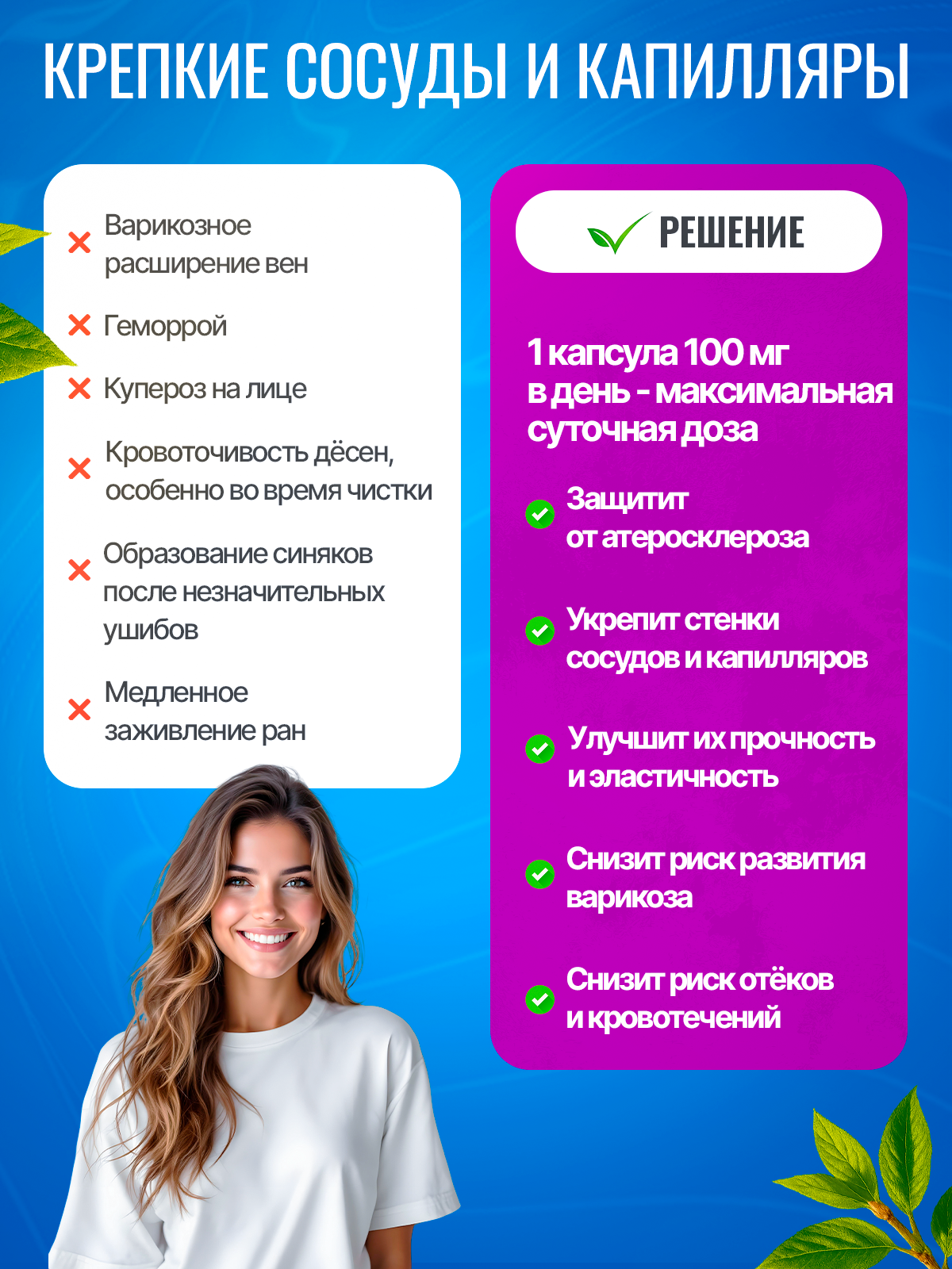 Green Leaf Formula, Рутин (от варикоза), капсулы, 90 шт.