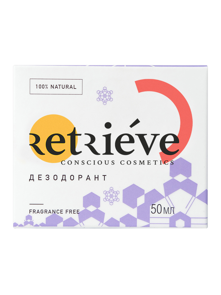 Retrieve, Дезодорант «Нейтральный» без запаха, 50 мл