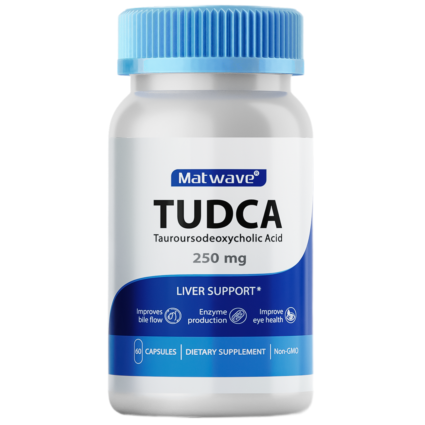 Matwave, Тудка TUDCA (тауроурсодезоксихолевая кислота), капсулы, 60 шт.