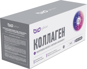 BioExpert, Вкусный коллаген (ананас), шоты, 12х50 мл