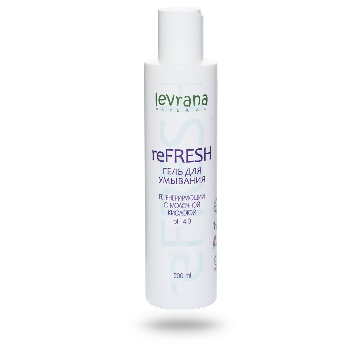 Levrana, Гель для умывания «ReFresh», жидкость, 200 мл