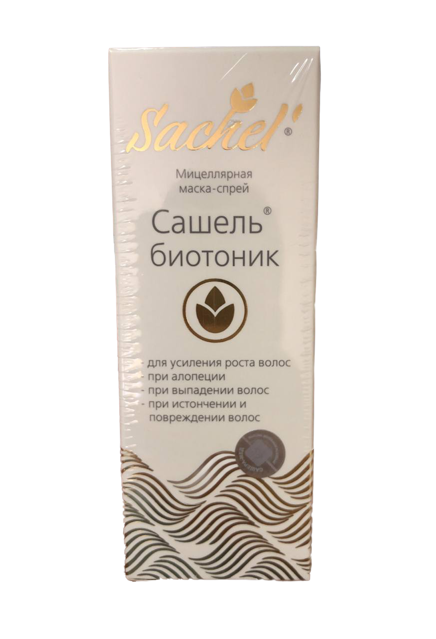 Sachel, Биотоник мицеллярная маска-спрей для волос, 50 мл