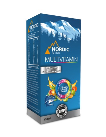 Nordic BORK, Комплекс Мультивитамины для детей, жидкость, 150 мл