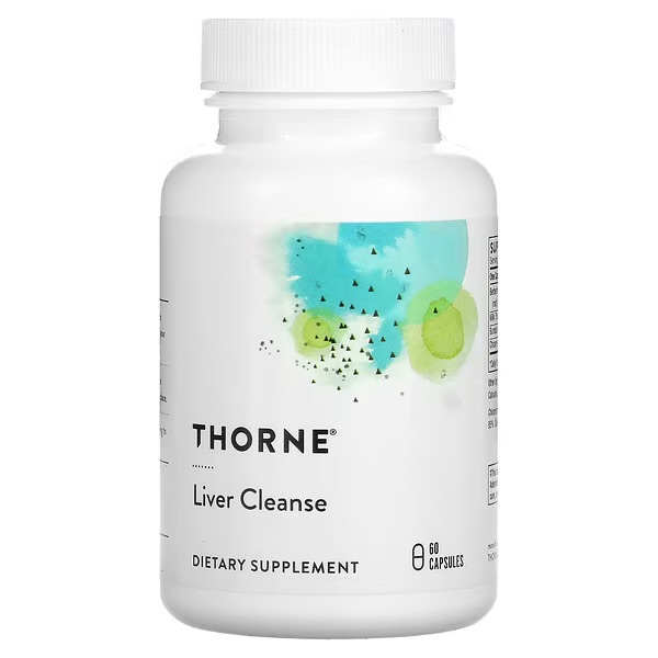 Thorne Research, Liver Cleanse (для здоровья печени), капсулы, 60 шт.
