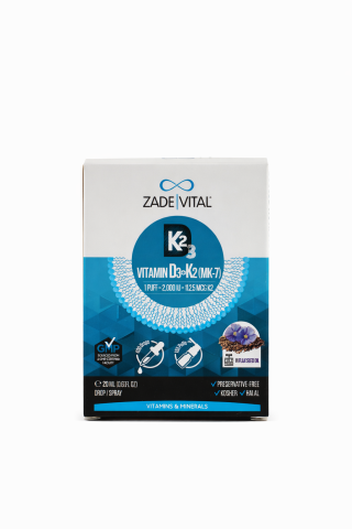 Zade Vital, Витамин D3 + K2 (МК-7), жидкость, 20 мл
