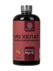 MORELET, Магний хелат со вкусом клубники питьевой, жидкость, 500 мл