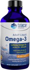 Trace Minerals, Жидкая омега-3 для взрослых, со вкусом апельсина, жидкость, 237 мл