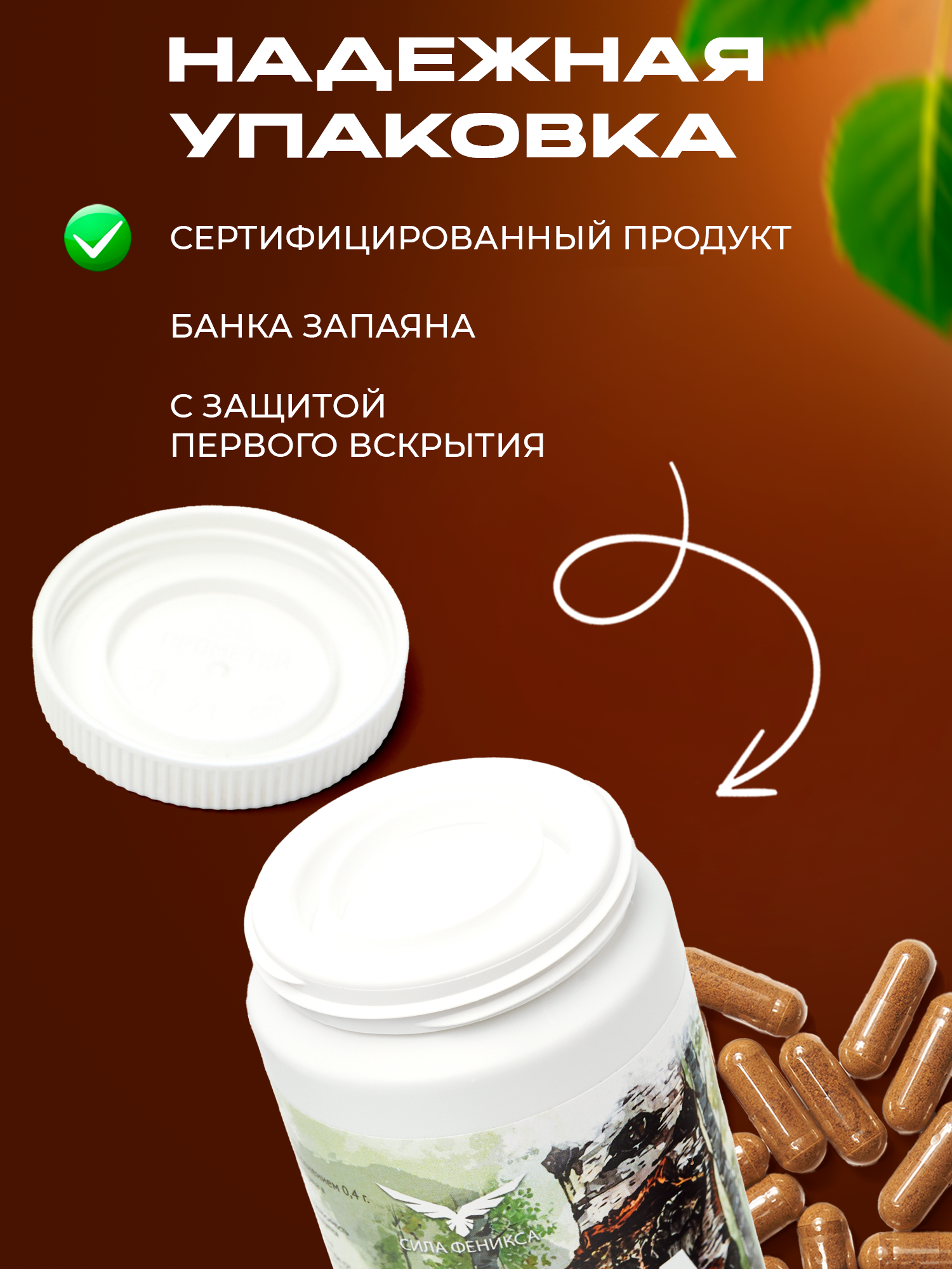 Сила феникса, Чага, капсулы, 90 шт.