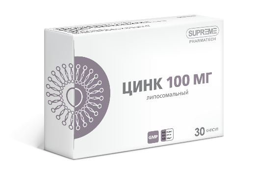 Supreme Pharmatech, Липосомальный Цинк (пиколинат), капсулы, 30 шт.