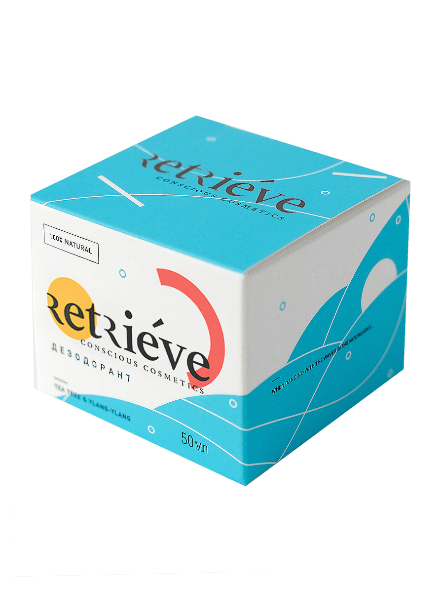 Retrieve, Дезодорант «Чайное дерево и Иланг-Иланг», 50 мл