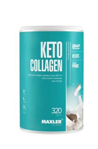 Maxler, Кето Коллаген (кокос), порошок, 320 г