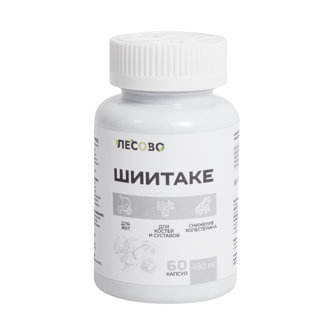 ЛЕСОВО, Шиитаке, капсулы, 60 шт.