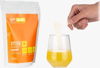 MORELET, Пептидный бычий коллаген с кремнием и экстрактом алоэ, со вкусом апельсина, порошок, 210 г
