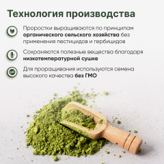Restartbio, Порошок микрозелени брокколи органический, 90 г