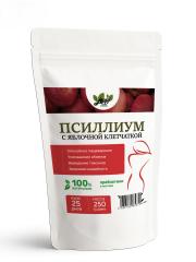 Yappi, Псиллиум с яблочной клетчаткой, порошок, 250 г