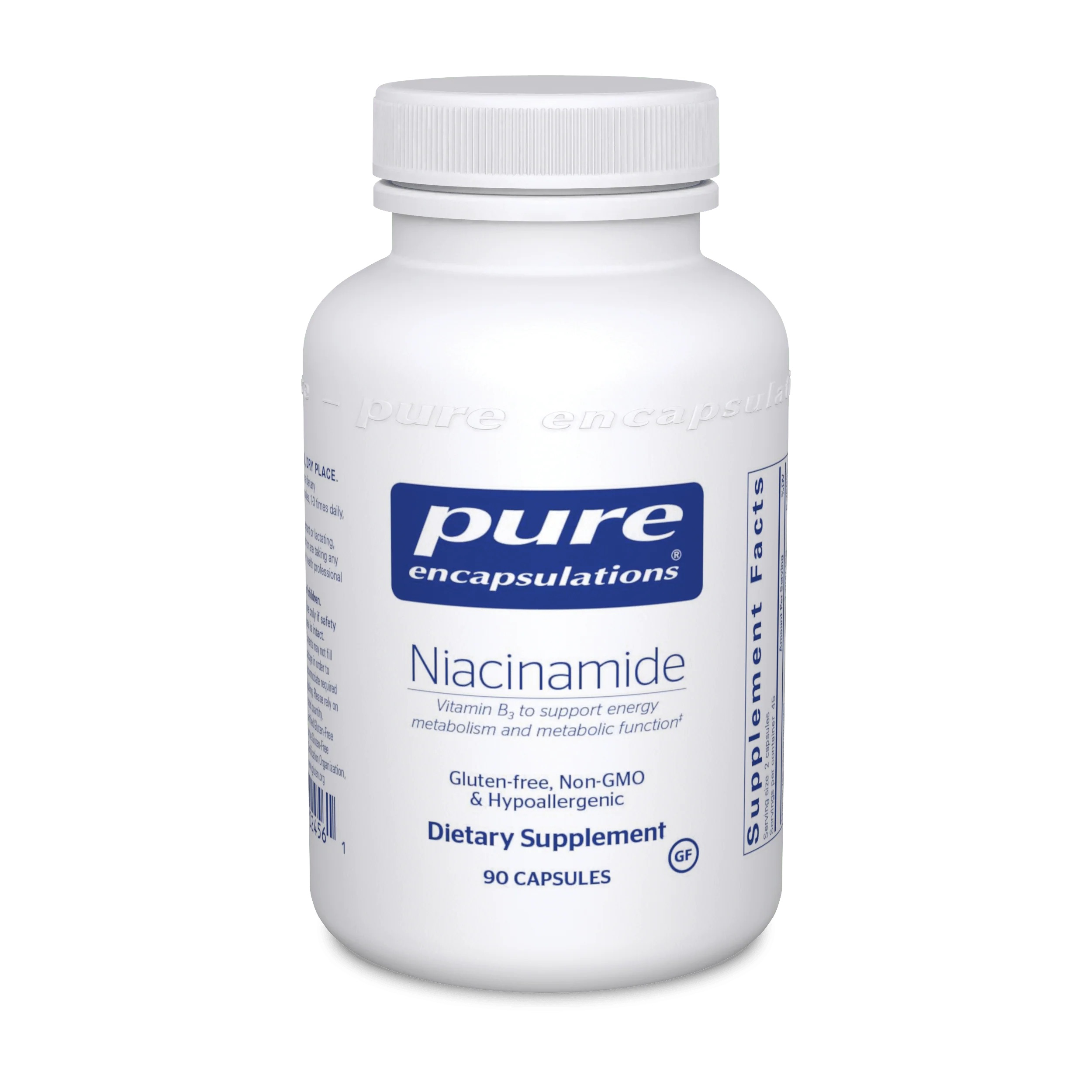 Pure encapsulations, Ниацинамид, капсулы, 90 шт.