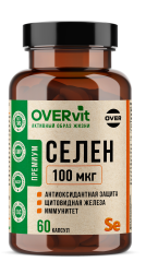 OVERVit, Селен (селенометионин), капсулы, 60 шт.