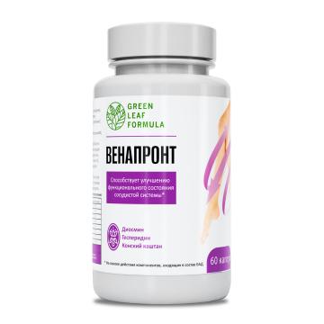Green Leaf Formula, Флебокомплекс VENAPRONT ( венотоник), капсулы, 60 шт.