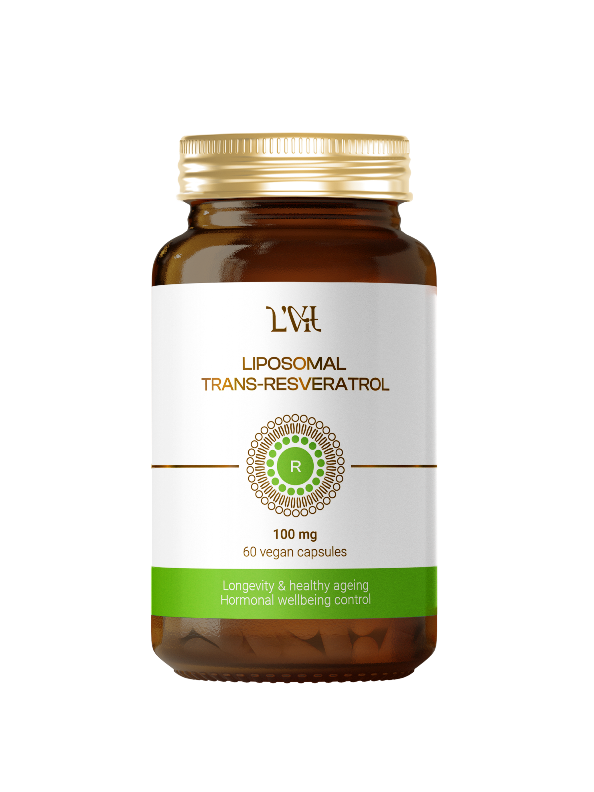 Liposomal Vitamins, Липосомальный транс-ресвератрол, растительные капсулы, 60 шт.