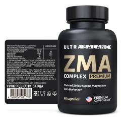 UltraBalance, ZMA Комплекс Премиум, капсулы, 60 шт.