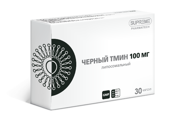 Supreme Pharmatech, Липосомальный черный тмин, капсулы, 30 шт.