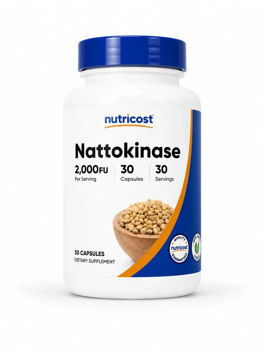 Nutricost, Nattokinase (Наттокиназа), капсулы, 30 шт.
