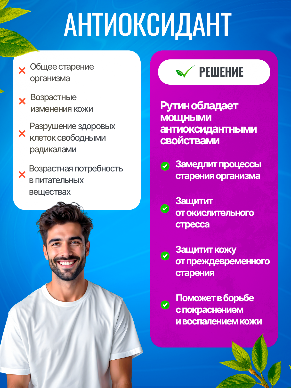 Green Leaf Formula, Рутин (от варикоза), капсулы, 90 шт.