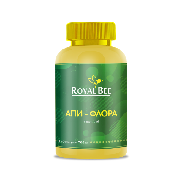 RoyalBee, Апи-флора, капсулы, 120 шт.