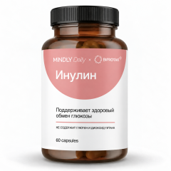 MINDLY, Inulin (для улучшение обмена веществ), капсулы, 60 шт.