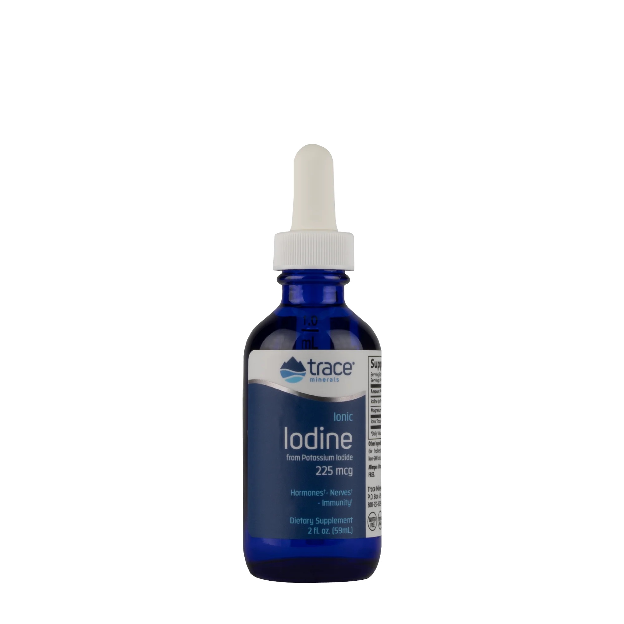Trace Minerals, Ионизированный йод, жидкость, 59 мл