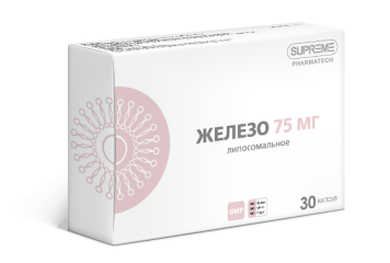 Supreme Pharmatech, Липосомальное железо, капсулы, 30 шт.