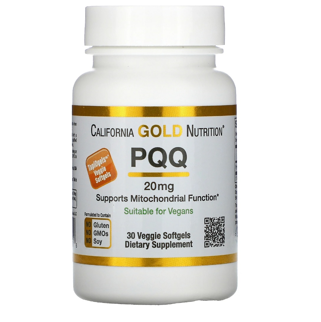 California Gold Nutrition, PQQ (антиоксидант), капсулы, 30 шт.