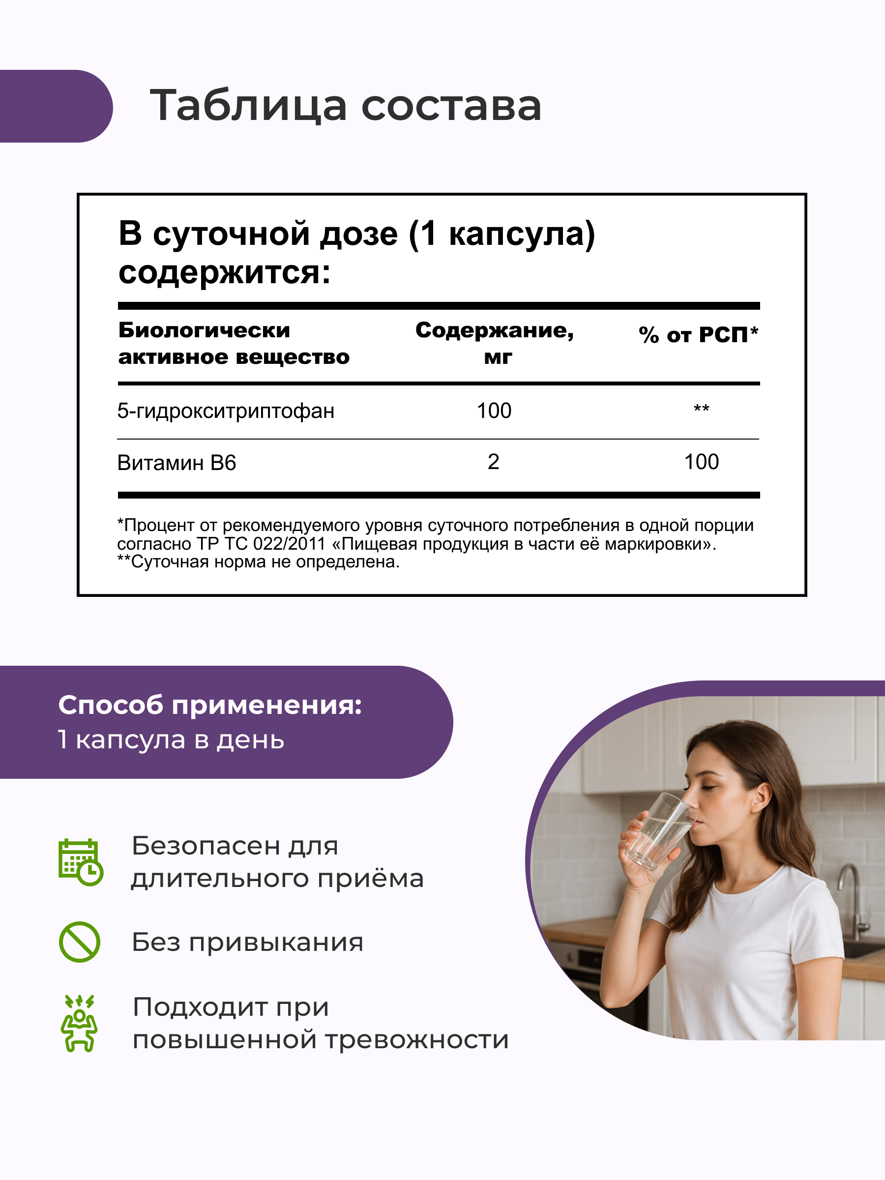 Nooteria Labs, 5-HTP PRO (гидрокситриптофан), капсулы, 60 шт.