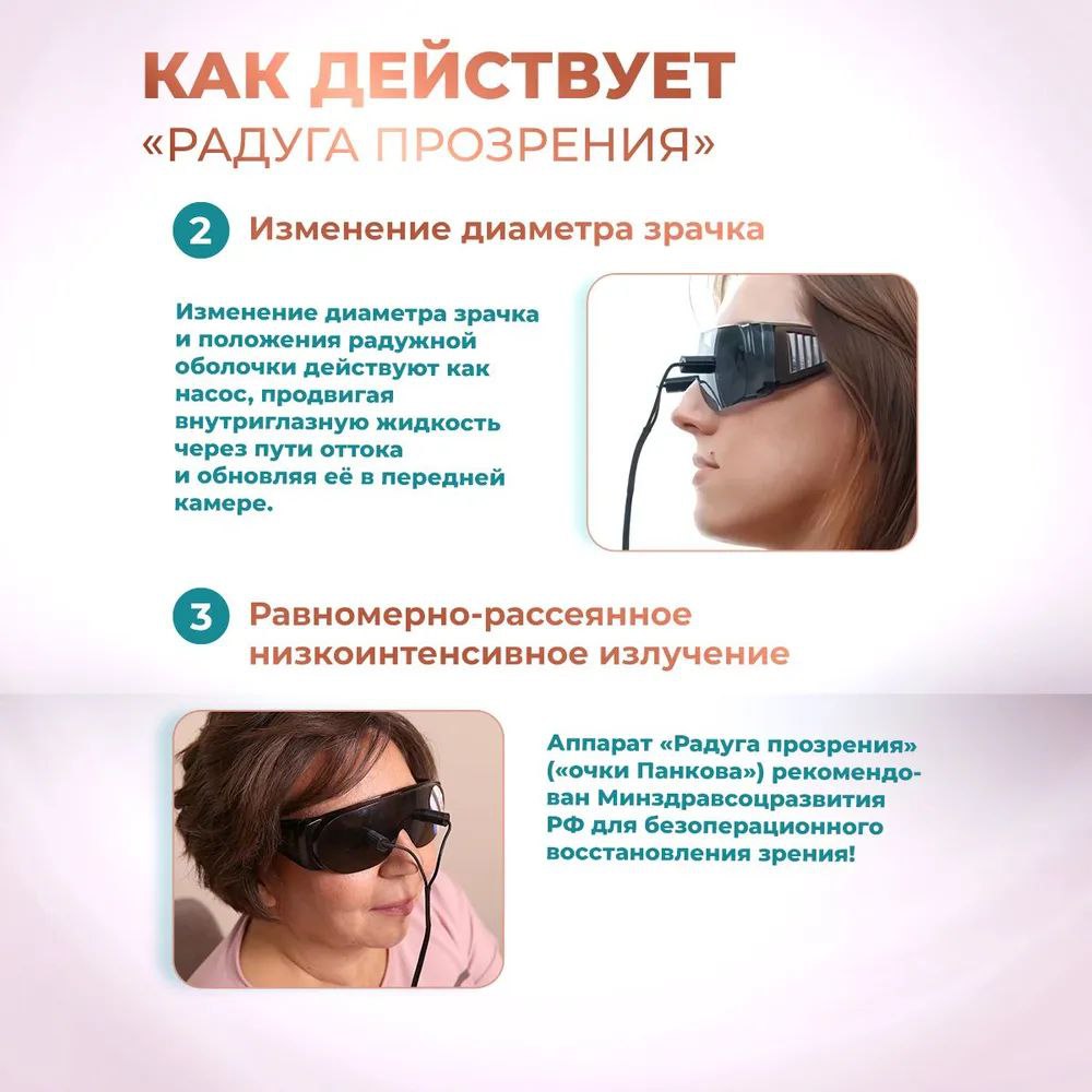 Selfdocs, Радуга прозрения аппарат офтальмологический, для лечения катаракты глаукомы зрения