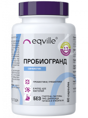 Eqville, Пробиогранд (мультипробиотик для восстановления ЖКТ после антибиотиков), капсулы, 60 шт.