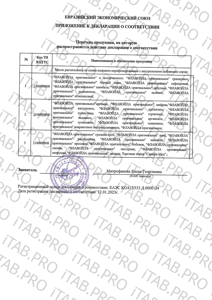 Flavoila, Масло с пажитником для восстановления гормонального баланса, 50 мл