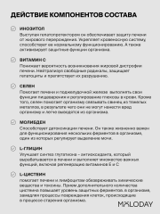 MOLODAY, Detox&Cleanse (для детокса и очищения организма), капсулы, 90 шт.