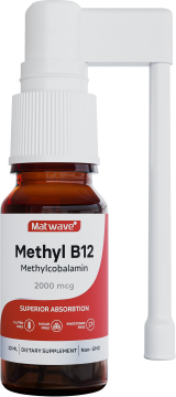 Matwave, Витамин B12 (метилкобаламин), спрей, 10 мл