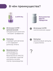 Nooteria Labs, 5-HTP PRO (гидрокситриптофан), капсулы, 60 шт.