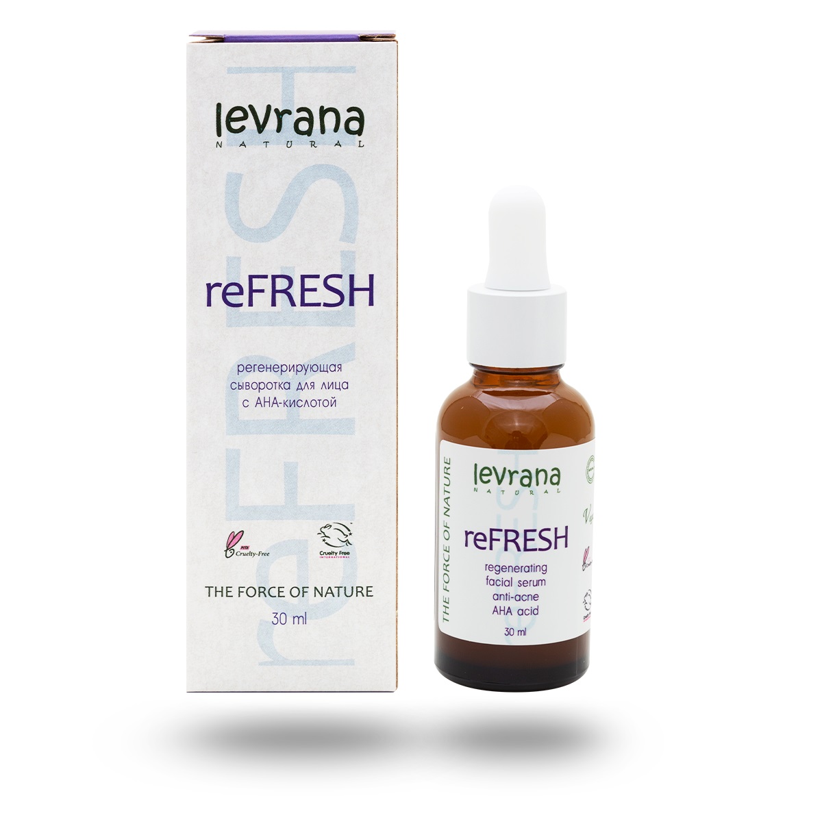 Levrana, Сыворотка регенерирующая для лица reFRESH, жидкость, 30 мл